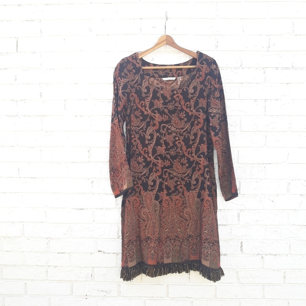 Soft Surroundings Tapestry Autumn Paisley Tunic - Picture 2 of 9